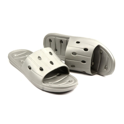 دمپایی حمام مردانه پاپا مدل تیام کد 012 رنگ طوسی