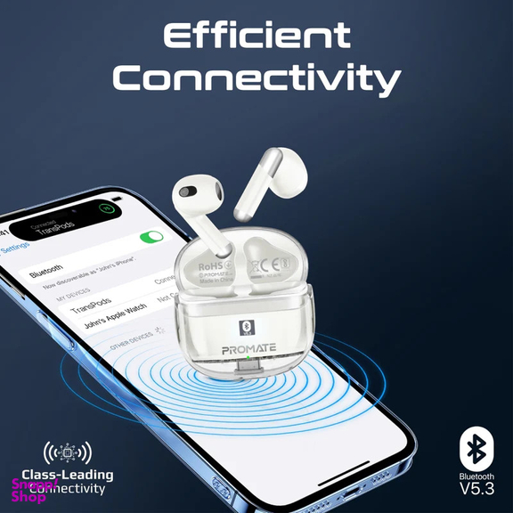 هدفون بی سیم پرومیت مدل TRANSPODS