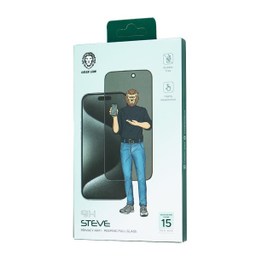 محافظ صفحه نمایش گوشی موبایل گرین لاین مدل Steve مناسب اپل iPhone 15 Pro Max
