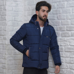 کاپشن مردانه مدل 1102 رنگ سرمه ای