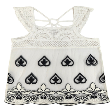 تاپ زنانه مدل دانتل نیو کد 101 رنگ سفید