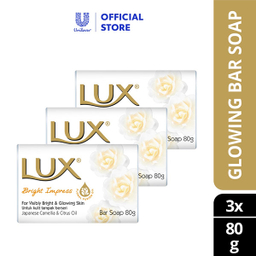 صابون لوکس مدل روغن کاملیا و مرکبات ژاپنی بسته 3 عددی وزن 80 گرم