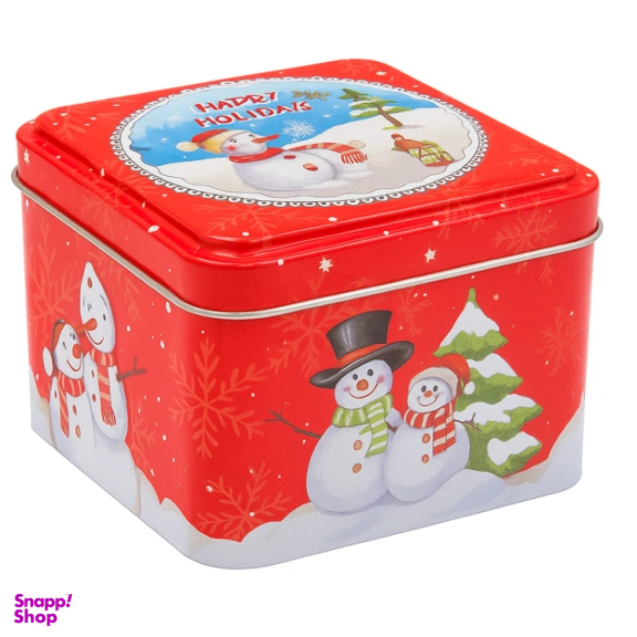 قوطی پذیرایی طرح آدم برفی