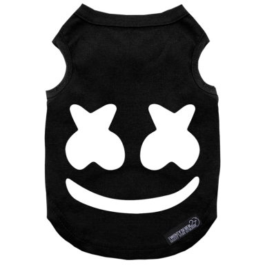 لباس سگ و گربه 27 طرح Marshmello کدMH1247 رنگ مشکی
