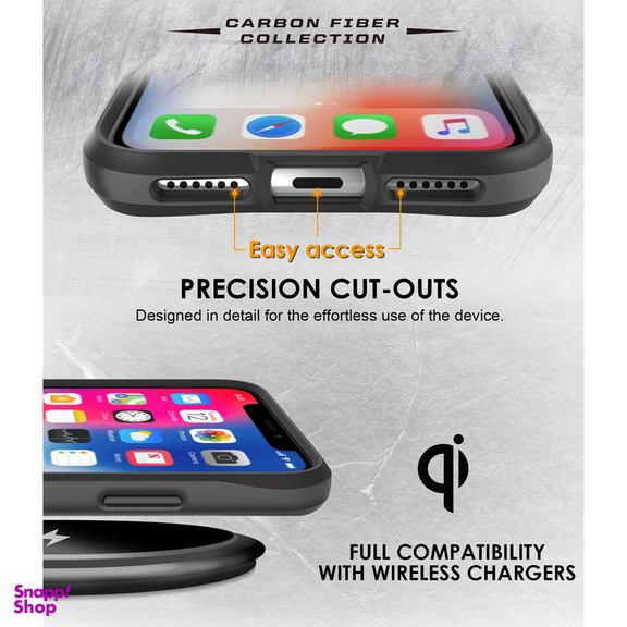 کاور گوشی موبایل سامورایی مدل Carbon Fiber مناسب iPhone X / iPhone Xs