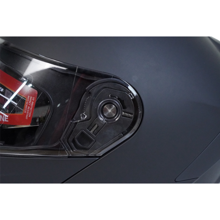 کلاه کاسکت فک متحرک رد لاین کد 960 رنگ مشکی مات به همراه کاور