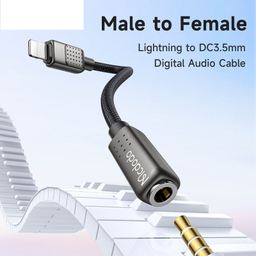 مبدل لایتنینگ به Jack 3.5 مک دودو مدل CA-501 طول 11 سانتی‌ متر