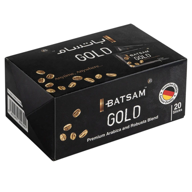 قهوه فوری باتسام مدل گلد استیک بسته 20 عددی
