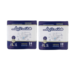 پوشینه بزرگسال هانی لایف مدل 002 سایز بزرگ دو بسته 14 عددی