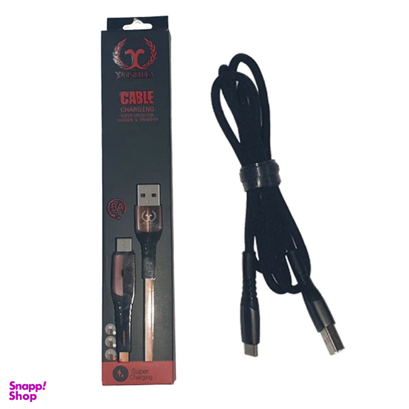 کابل تبدیل USB به USB-C یوشیتا مدل CA-T3 طول 1 متر