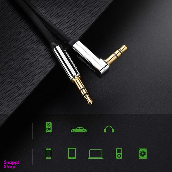 کابل 1 به 1 صدا AUX Jack 3.5mm یوگرین مدل AV119 کد 10598 طول 1.5 متر