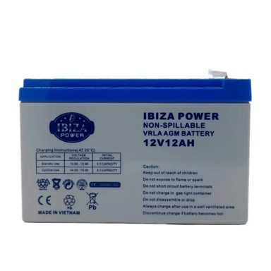 باتری UPS ایبیزا مدل 12V-12A