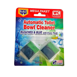 قرص جرمگیر توالت فرنگی کواکوا مدل BLEACHES بسته 2 عددی