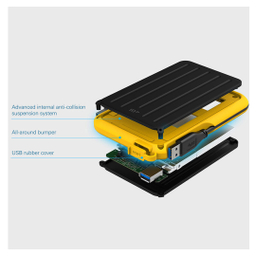 هارد اکسترنال سیلیکون پاور مدل Armor A66 ظرفیت 1 ترابایت