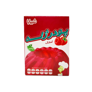 پودر ژله تمشک شیبابا وزن 100 گرم