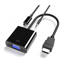 مبدل HDMI به VGA آیدیا کد 5521 به همراه کابل صدا و برق