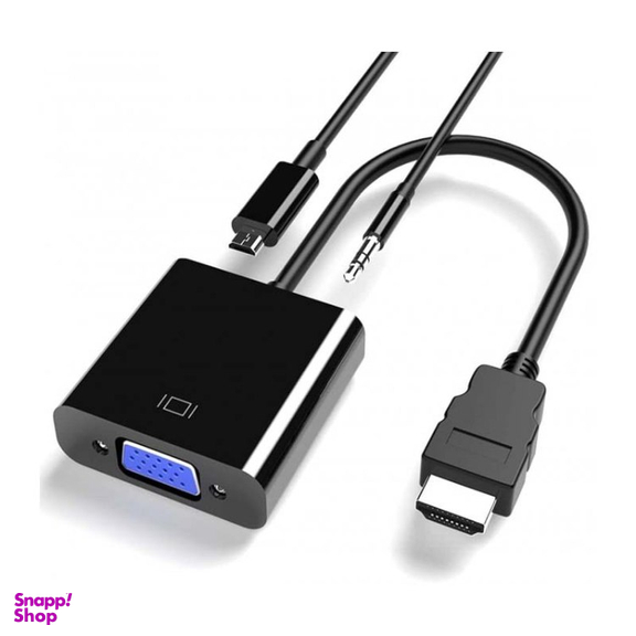 مبدل HDMI به VGA آیدیا کد 5521 به همراه کابل صدا و برق