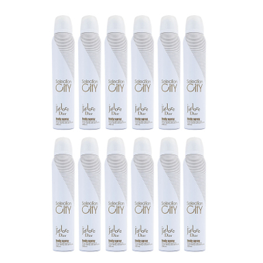 اسپری خوشبوکننده بدن زنانه سلکشن سیتی مدل Jadore حجم 200 میلی لیتر مجموعه ۱۲ عددی