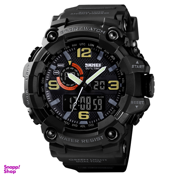 ساعت مچی عقربه ای دیجیتال مردانه اسکمی مدل 1520 BK