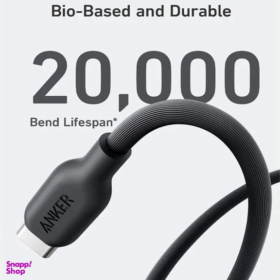 کابل USB-C انکر مدل 544/Bio-Based A80F1 طول 0.9 متر