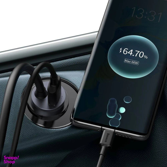 شارژر فندکی 120 وات بیسوس مدل CCBT-B0G