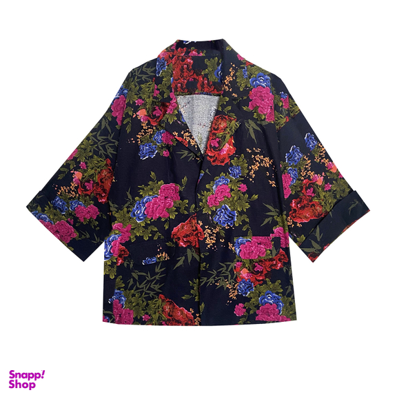 مانتو زنانه مدل نارملا رنگ سرمه ای