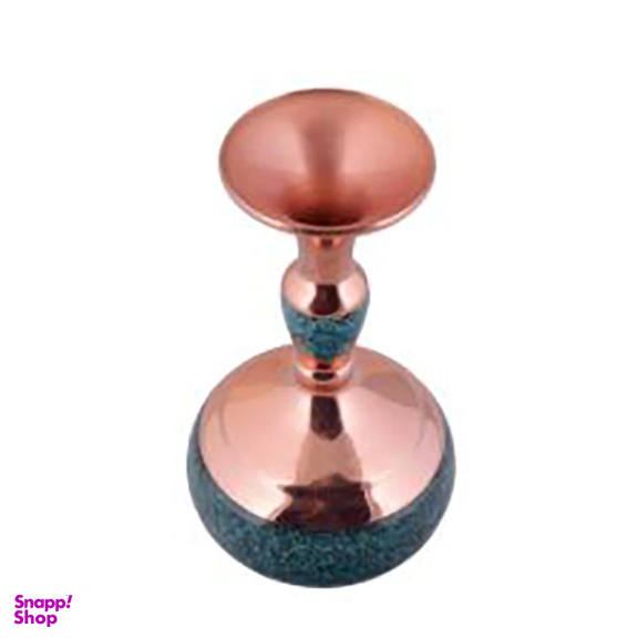 گلدان فیروزه کوبی آقاجانی مدل شلغمی کد 30