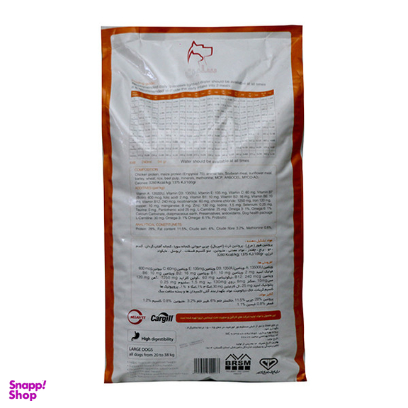 غذای خشک سگ سلبن مدل large junior N10 وزن 10 کیلوگرم