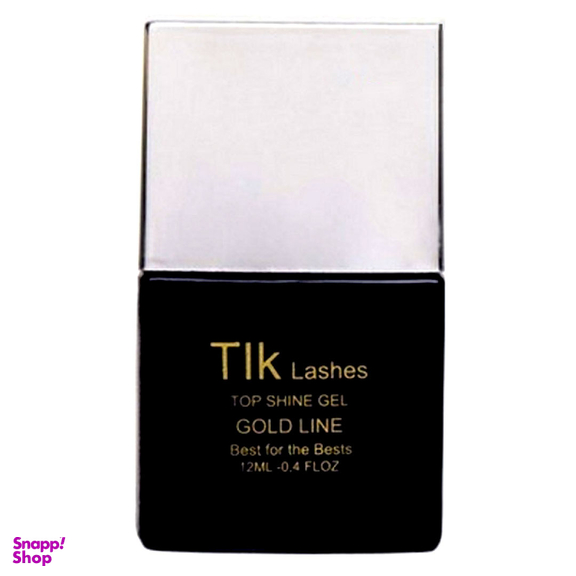 ژل براق کننده لاک ناخن تیک مدل Golden Line حجم 12 میلی لیتر