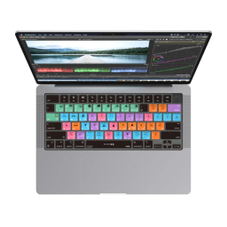 محافظ کیبورد جی سی پال مدل VerSkin Apple Final Cut Pro Shortcut