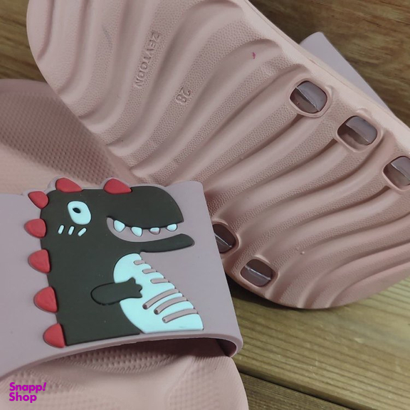 دمپایی زیتون مدل داینو کد 131417 رنگ کالباسی