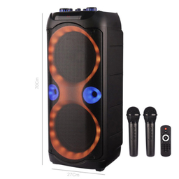 اسپیکر چمدانی بلوتوثی سینگ-ای مدل ZQS10213 به همراه میکروفون و ریموت کنترل