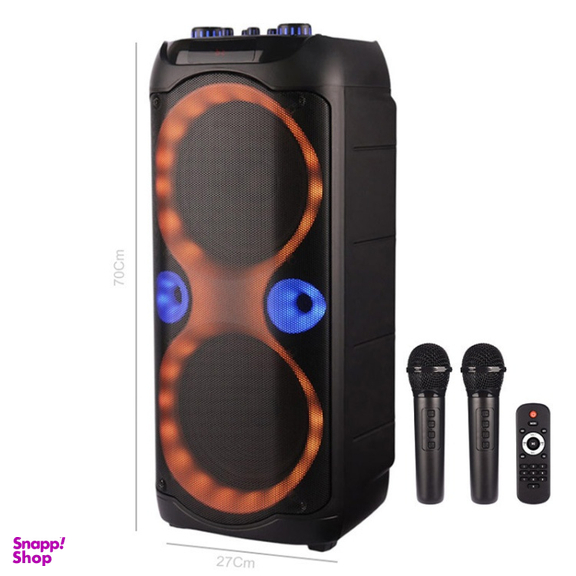 اسپیکر چمدانی بلوتوثی سینگ-ای مدل ZQS10213 به همراه میکروفون و ریموت کنترل