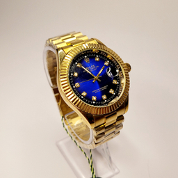 ساعت مچی عقربه ای طرح رولکس مدل دیت جاست کد 1010