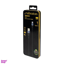 کابل تبدیل USB به USB-C سیبراتون مدل S665C طول 1 متر