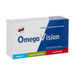 سافت ژل چشم و بینایی امگا ویژن دانا بسته 60 عددی