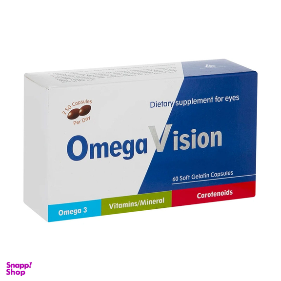 سافت ژل چشم و بینایی امگا ویژن دانا بسته 60 عددی