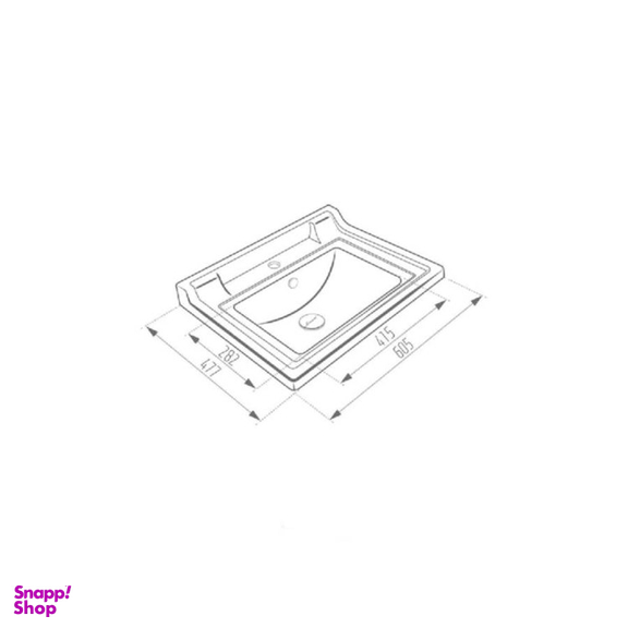 ست روشویی و کابینت مروا کابین مدل تانبا