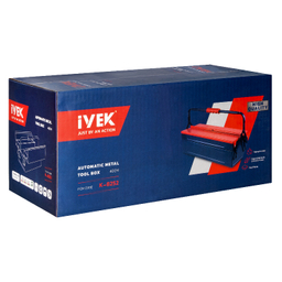 جعبه ابزار فلزی 40 سانتی متر دو طبقه ایوک کد K-8252