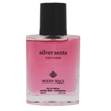 عطر جیبی مردانه وودی سنس مدل Silver Scent حجم 30 میلی‌لیتر