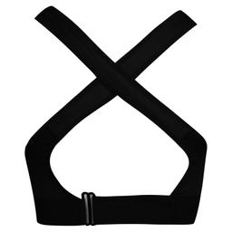 نیم تنه ورزشی زنانه ماییلدا مدل بند چسبی پددار پشت ضربدری کد 5166-805 رنگ مشکی