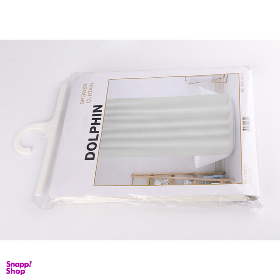 پرده حمام دلفین مدل EV-9888 سایز 180×200 سانتی متر