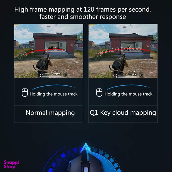 مبدل اتصال ماوس و کیبورد به موبایل فلای‌ دیجی مدل Q1