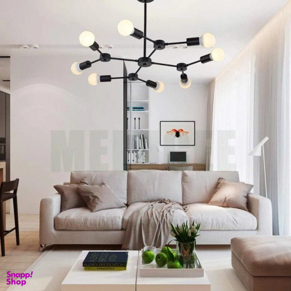 چراغ آویز روشنایی بزرگ زاده کد 482/8
