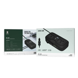 اینورتر و شارژر فندکی خودرو 200 وات گرین لاین مدل GC-233