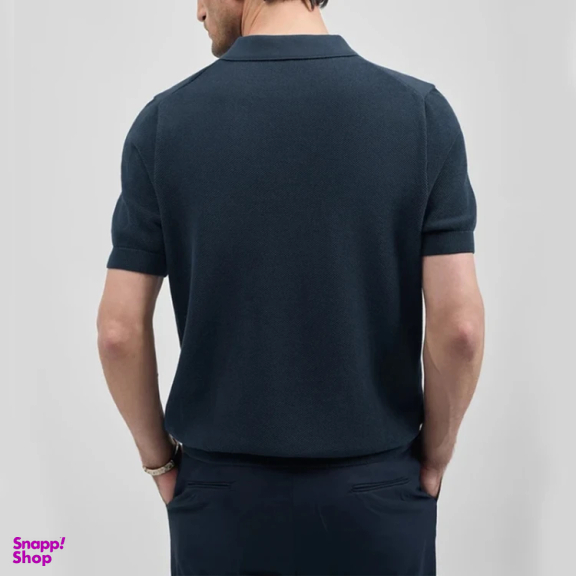 پولوشرت آستین کوتاه مردانه مدل GD-s-18532194 رنگ سرمه ای