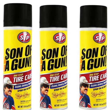 اسپری تمیز کننده لاستیک خودرو اس تی پی کد stp3 حجم 650 میلی لیتر بسته 3 عددی