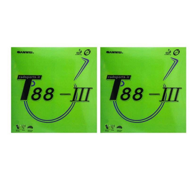 رویه راکت پینگ پنگ سانوی مدل t88 بسته ۲ عددی