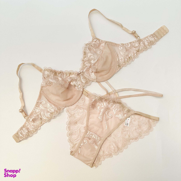 ست شورت و سوتین توری نوشه پوش کد 99902