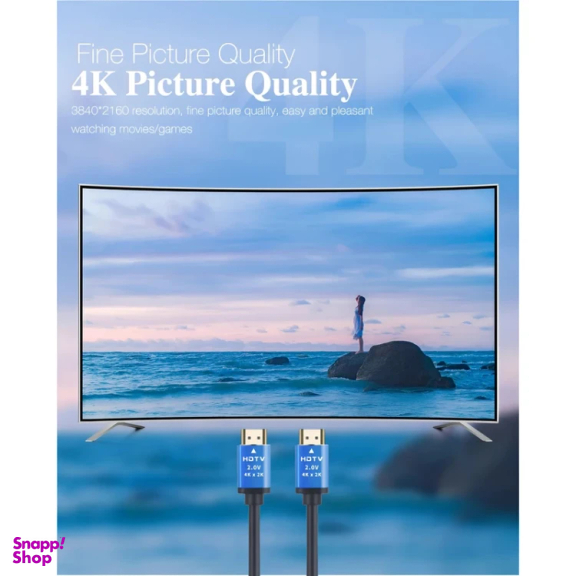 کابل HDMI 4K مدل HD 2V Premium طول 1.5 متر